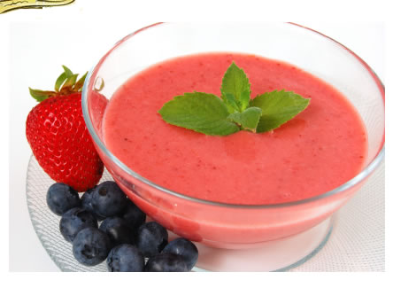 strawberry soup